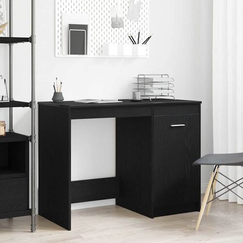  Stol s pohranom Crni hrast 100 x 50 x 76 cm Konstruirano drvo Cijene