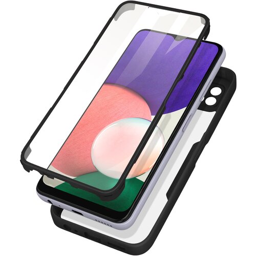 AVIZAR Ovitek Samsung Galaxy A22 5G, zadnji del iz pleksiglasa z crno obrobo, (20616686) Cene