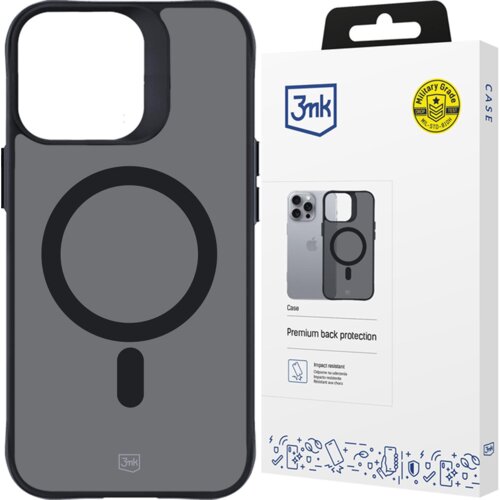 3mk OVITEK OVITEK SMOKE MAGCASE ZA APPLE IPHONE 16 PRO MAX, (21962856) Cene
