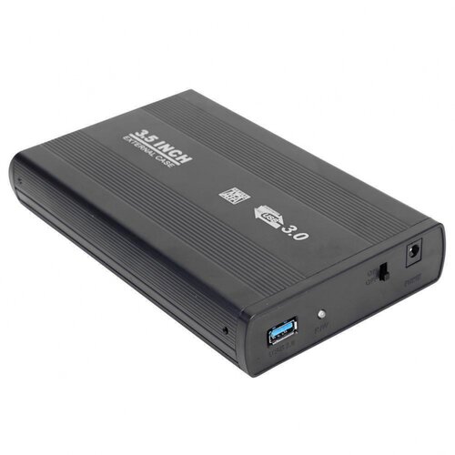  Eksterno kućište za HDD 3.5" USB 3.0, Crno Cene