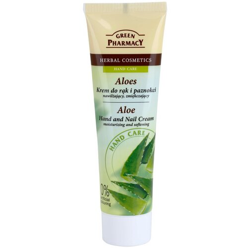 Green Pharmacy Hand Care Aloe vlažilna krema za roke in nohte 100 ml Cene
