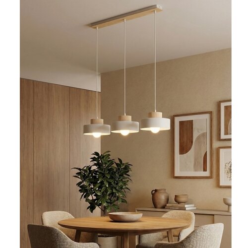  visilica na sajli kivi 3xE27/15W/230V beo Slike