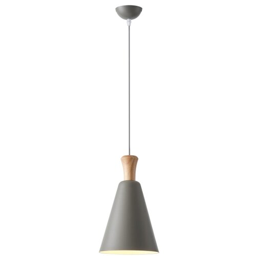  Visilica na sajli SIMPLO 1xE27/15W/230V siva prečnik 20 cm Slike