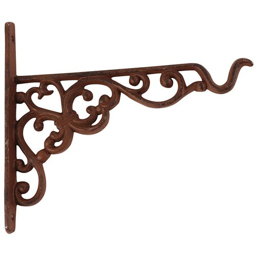 Esschert Design Stenska litoželezna konzola z obešalnikom za cvetlično posodo, višina 17,8 cm Cene