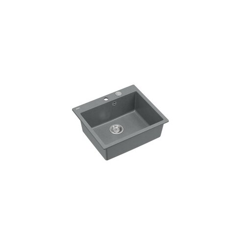 Quadron MORGAN 110 GraniteQ,ugr Sudopera 1 kada, silver/steel HB8304U5-BS_P2O Slike