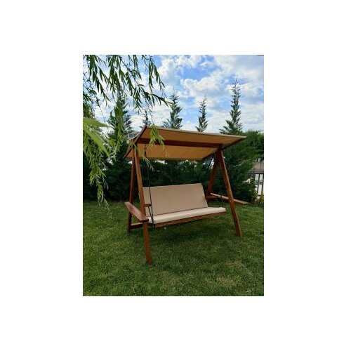  baštenska ljuljaška riva 2100, 210x120x190 cm, krem Cene