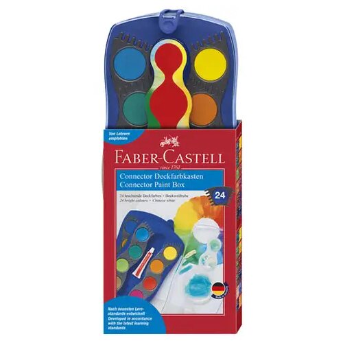 Faber-Castell Faber-Castell: Modri set 24 vodenih barvic Cene