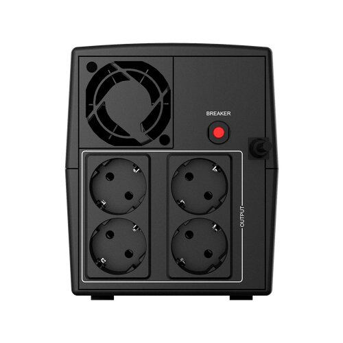 Njoy keen 1500 usb - UPLI-LI150KU-CG01B 1500 va / 900 w, line interactive, 4 x schuko, usb port, RJ11/45 port, automatic voltage regulation ups Slike