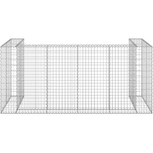  Gabionski zid za kante od pocinčanog čelika 254 x 100 x 110 cm Slike