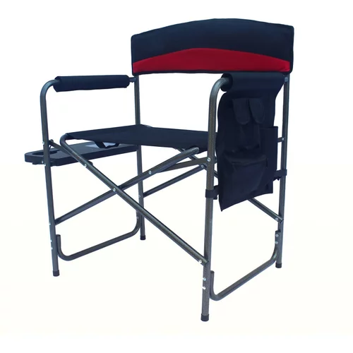 Linder Exclusiv Camping zložljiv stol rdeče/črne barve, (21129878)