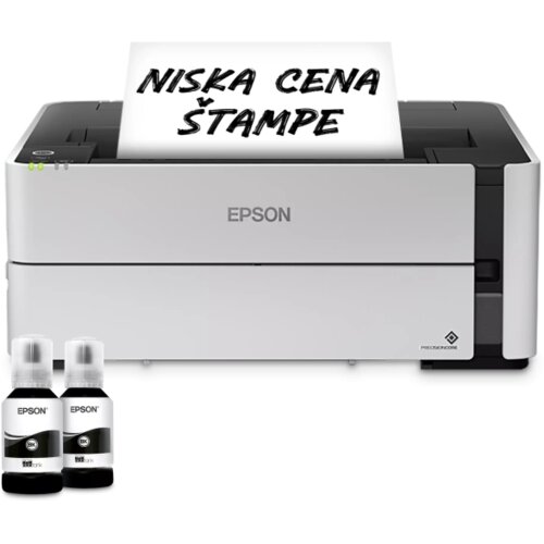 Epson M1170 EcoTank InkJet, Black, A4, 2400 X1200, USB, WiFi Cene
