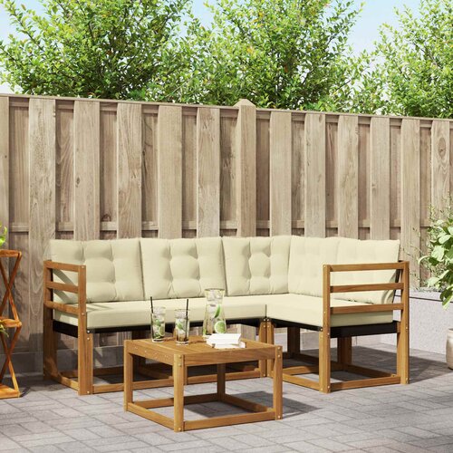  Set vanjskih sofa 5 kom. Prirodna i krem Cijene