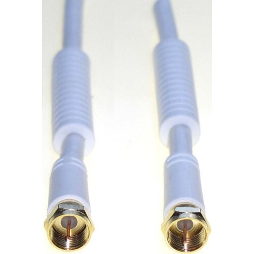 EP Elektrik F-Anschlusskabel, 5m, belo, &amp;gt;95 dB, FA205G, (20811222) Slike