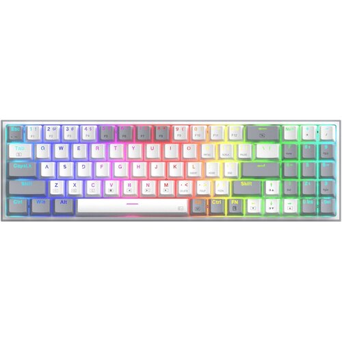 Redragon Gaming tastatura Pollux K628WG, RGB, Bela Cene