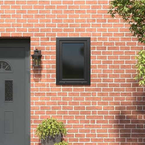 Prozor za podrum RISOR 60 x 80 cm PVC i staklo Antracit Slike
