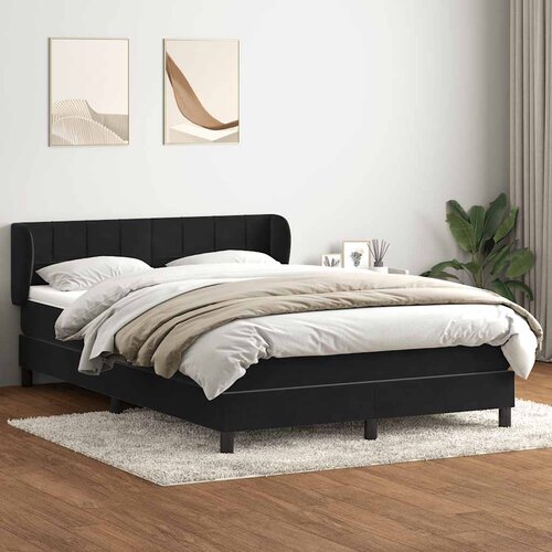 Box spring krevet s madracem crni 160x210 cm bar&scaron;unasti Cijene