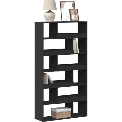 vidaXL Regal za knjige crni 100 x 33 x 187,5 cm konstruirano drvo Cijene