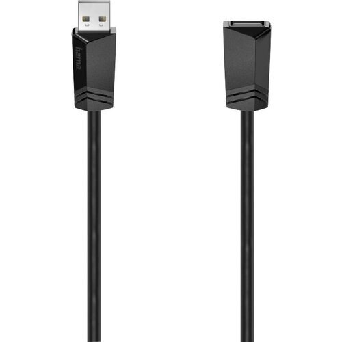 Hama USB kabel USB 2.0 USB-A vtičnica\, USB-A vtič 3.00 m črna 00200620, (20417096) Cene