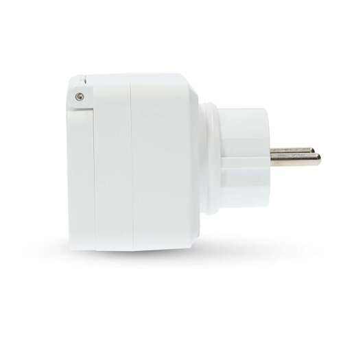Nedis WIFIPO130EWT - Pametna utičnica 3680W/230V/ Tip E/16A Wi-Fi Tuya IP44 Slike