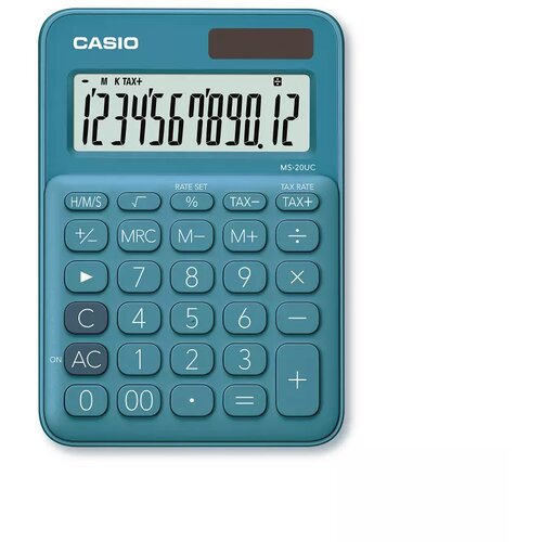 Casio stoni kalkulator MS20 teget PLAVI Slike