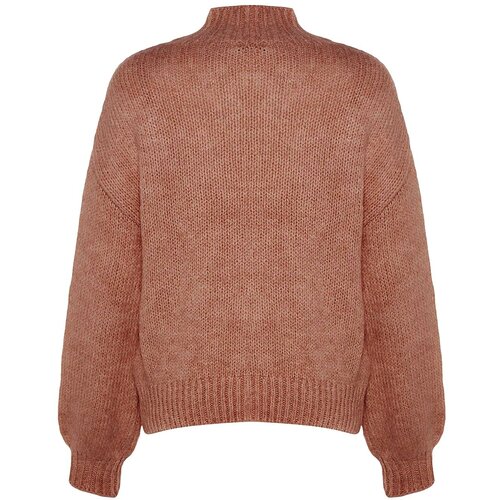 Trendyol Dusty Rose Soft Texture Thick Crew Neck Knitwear Sweater Cene