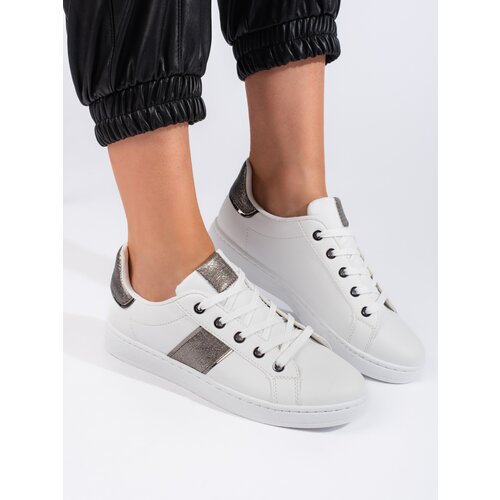 Shelvt Women's white sneakers Slike