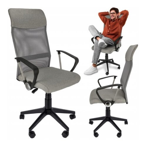  Kancelarijska stolica ZOOM - Siva ( CM-977327 ) Cene