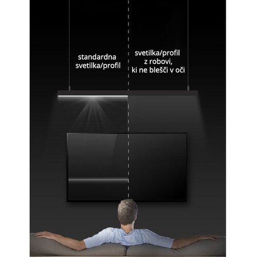 KLUS LED profil PDS-ZMG ALU - mat Slike