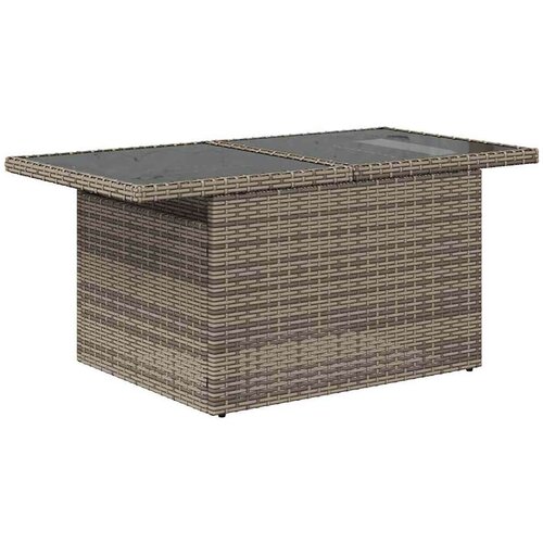 VidaXL 6-dijelni set vrtnih sofa od poliratana s jastucima sivi Slike