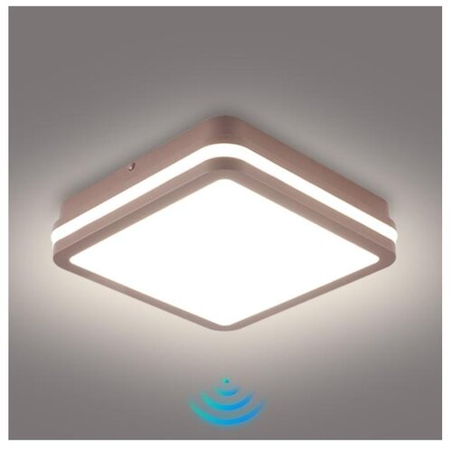  Brilagi-LED Spoljno svetlo sa senzorom BENE LED/18W/230V 21,5x21,5 cm braon IP54 Slike