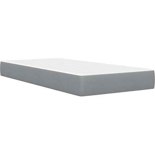  Krevetna konstrukcija Svijetlo siva 100 x 200 cm Poliester Slike