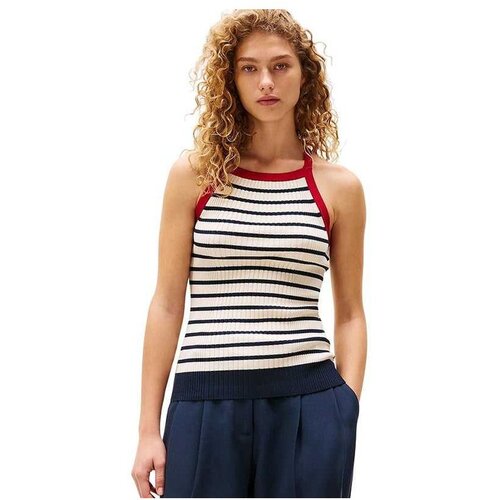 Tommy Hilfiger slim fit ženski top THWW0WW46110-0A9 Slike