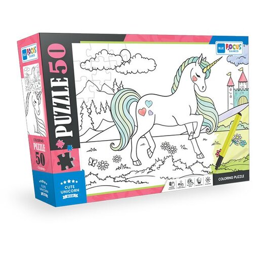 Puzzle za bojenje 50 pcs cute unicorn bf381 ( 108/23814 ) Cene