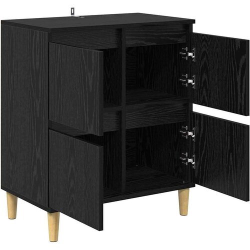  Kreveta Crni hrast 60 x 35 x 70 cm Konstruirano drvo Slike