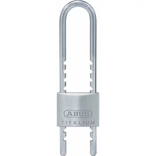 Abus Cilindrična ključavnica obešanka, 64TI/50HB60-150, DE 4 kosi, srebrne barve