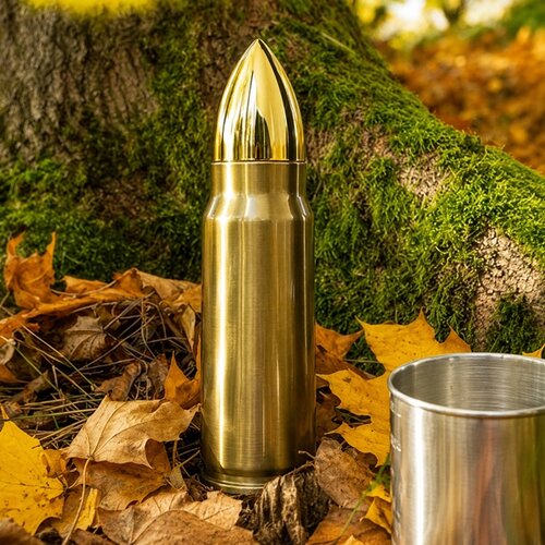  Termosica metak - Termos u obliku metka - akcija: ogrebotine na gornjem dijelu termosice Slike