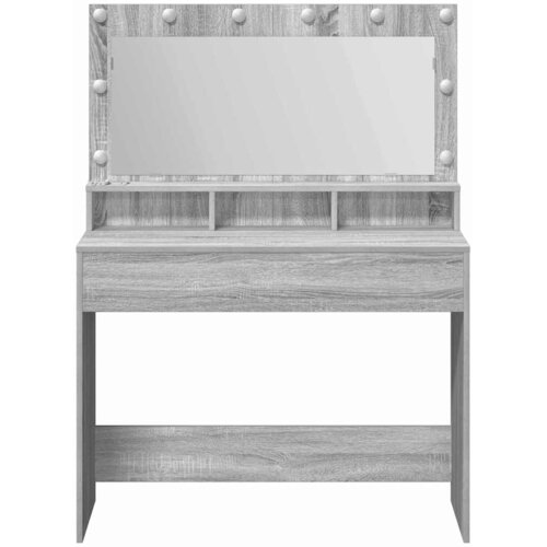  Toaletni stol Siva Sonoma 100 x 41 x 135 cm Konstruirano drvo Slike