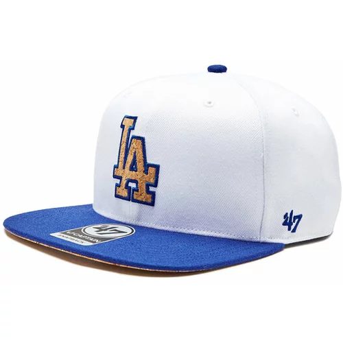 47 Brand Kapa s šiltom MLB Los Angeles Dodgers Corkscrew 47 CAPTAIN B-CORKS12WBP-WH Bela
