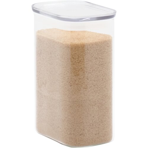 Pebbly Visoka pravokotna posoda za shranjevanje s steklenim pokrovom - 1200 ml Cene