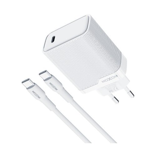  Kucni punjac moxom mx-hc293 20w type-c na type-c beli ( P1292 ) Slike