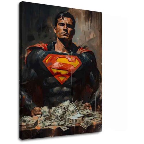  Slika SUPERMAN : Money Man | Akrilni detalji Cijene