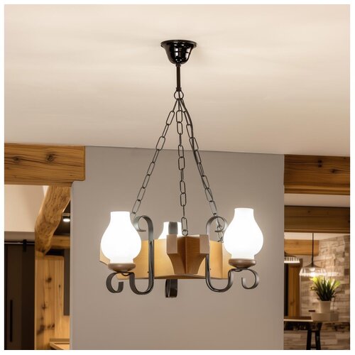  Brilagi - Luster na lancu QUEEN 3xE14/40W/230V buk/orah Cene