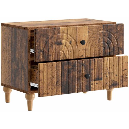  Noćni ormar Staro drvo 62 x 34,5 x 48 cm Konstruirano drvo Slike