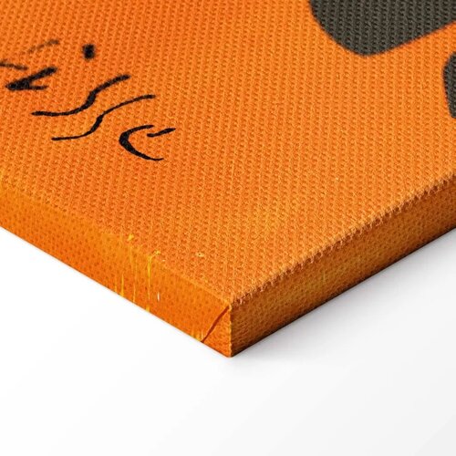  Slika - Henri Matisse &amp;ndash; Black and Violet Arabesques on Orange 80x120 Standard Slike