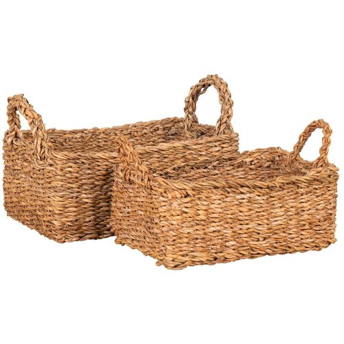 House Nordic Košare v kompletu 2 ks iz morske trave 32x23x13 cm Morella – Cene