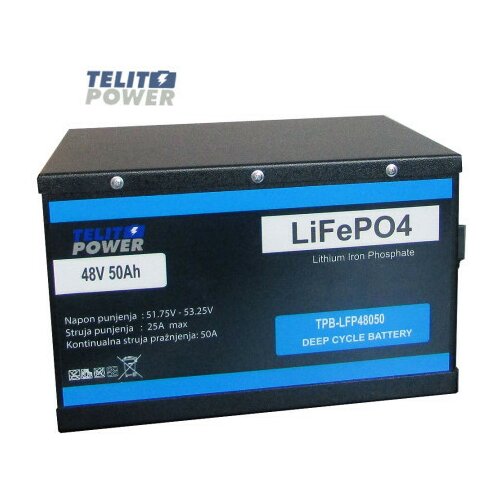 Telit Power 48V 50Ah TPB-LFP48050 LiFePO4 akumulator u metalnom kućištu ii verzija ( P-2193 ) Slike