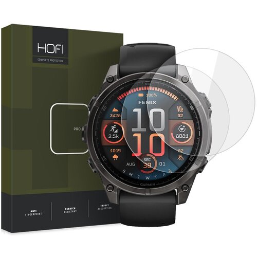 HOFI KALJENO STEKLO GLASS PRO+ 2-PACK ZA GARMIN FENIX 8 47 MM CLEAR, (21974458) Cene
