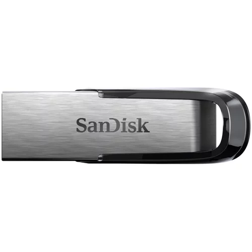 Sandisk USB DISK 256GB ULTRA FLAIR, 3.0, srebrn, kovinski, brez pokrovčka SDCZ73-256G-G46