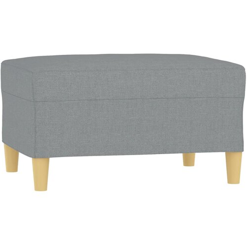  Tabure svjetlosivi 70 x 55 x 41 cm od tkanine Slike