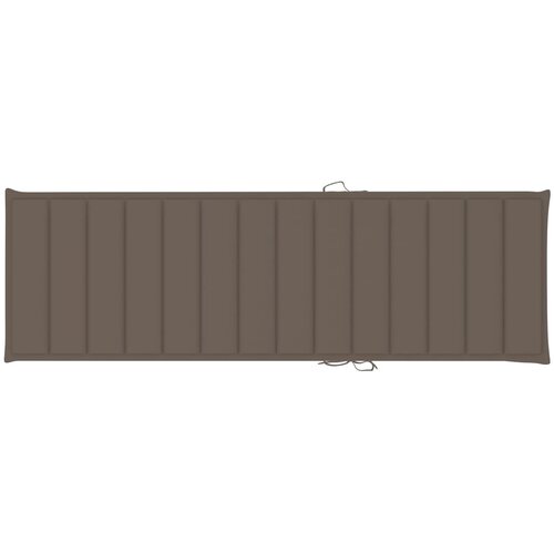  Vrtna ležaljka za sunčanje s jastukom masivno bagremovo drvo Tupe 200 x 63 x 85 cm Slike